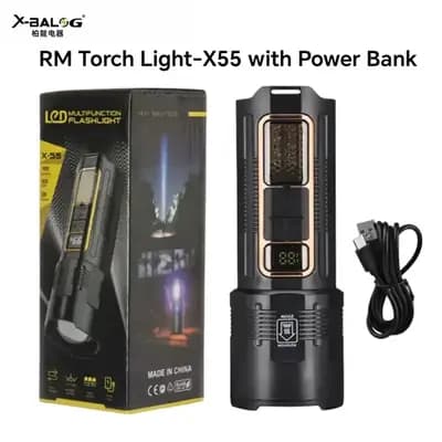 RM Torch Light-X55 with Power Bank