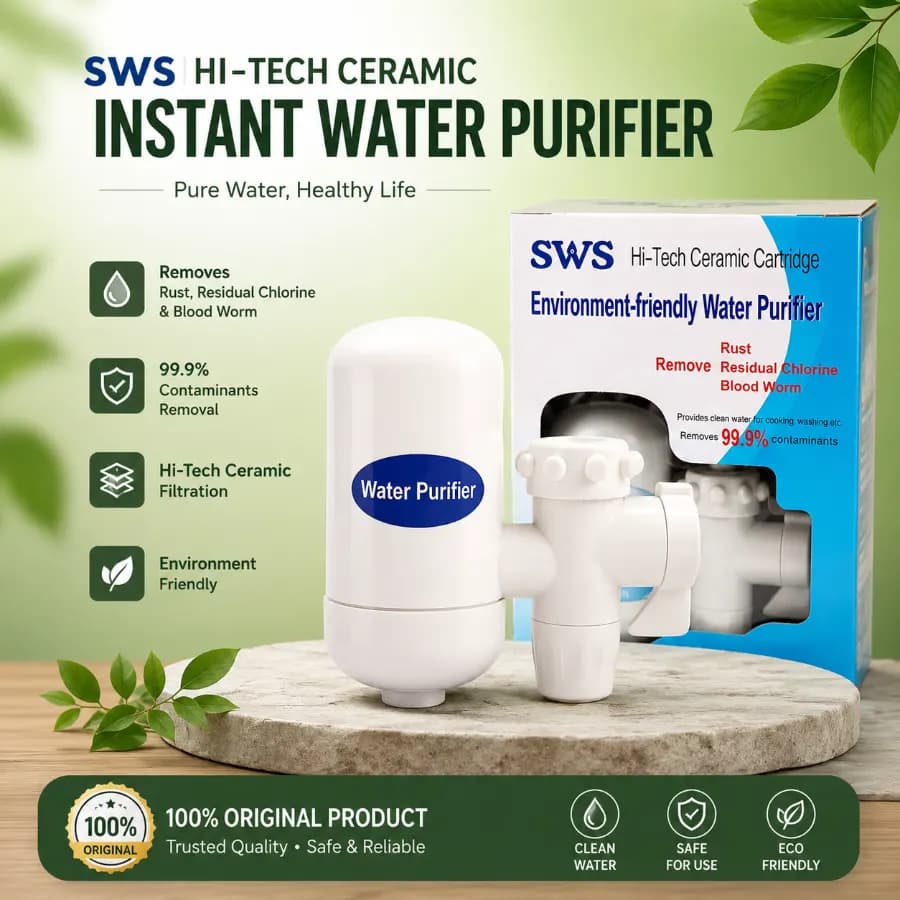 Instant Water Purifier SWS Ceramic Cartridge Faucet