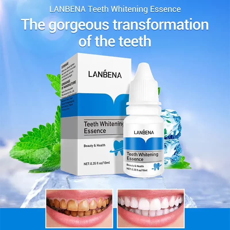 Teeth Whitening Essence – Remove Stubborn Teeth Stains & Brighten Your Smile - LANBENA
