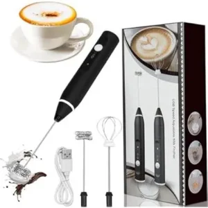 2-in-1 Electric Coffee Mixer, Milk Frother & Egg Beater (USB Rechargeable)